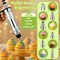 StaticPoster; Dessert Decorating Syringe Set, Icing Piping Kit Stainless Steels Cake Decorating Tools 6 Piping Icing Nozzles Cupcake Decorating Kit; Category:Piping Tips; Image:3
